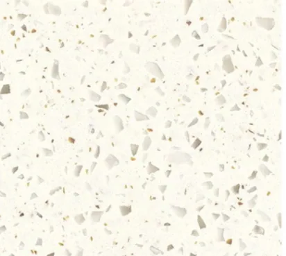 Warm White Crystal Decorative RM2305 Warm white with large beige and grey fragments
