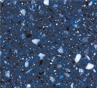 Deep Navy Blue Crystal RM629 Deep navy blue with white and blue chips