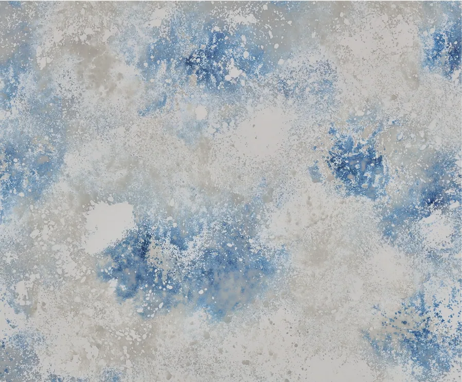 White Sky Blue Mineral RY8011 White, sky blue and sandy beige